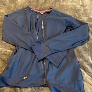 Koi scrub jacket baby large